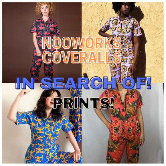 IN SEARCH OF! ISO Nooworks patterned coveralls ML